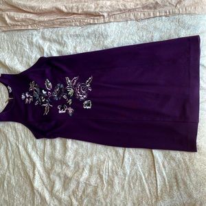 Purple dress perfect for weddings, graduations, date night, bridal/ baby shower